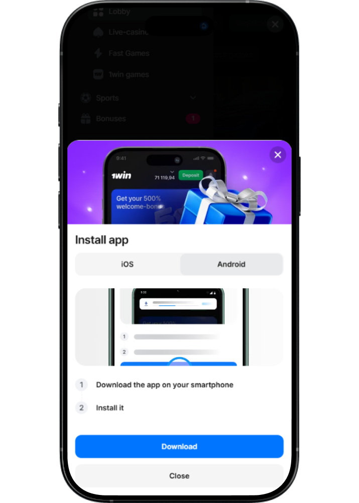 Guide to using 1win Indonesia mobile platform
